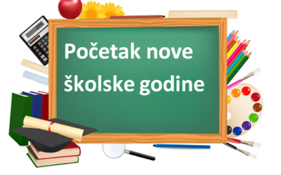Obavijest o organizaciji nastave prvog nastavnog dana