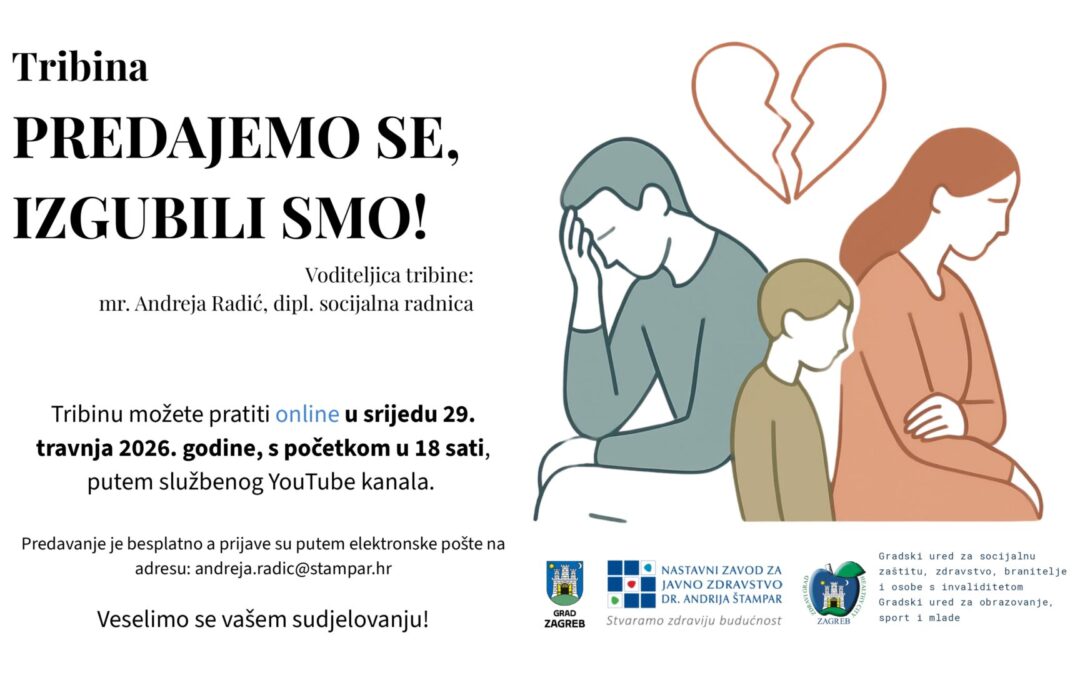 Tribina za roditelje – “Predajemo se, izgubili smo!”